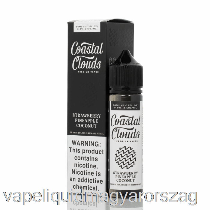 Eper Ananász Kókusz - Tengerparti Felhők Co. - 60 Ml 6 Mg Vape E Cigi